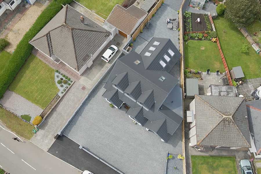 Drone view, Hazeldene, Excel Home Design, Extension