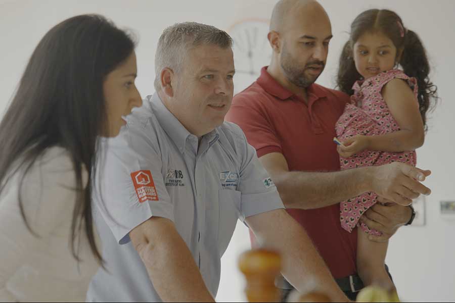 Family meeting, design consultation, Excel Home Design, Tylagarw