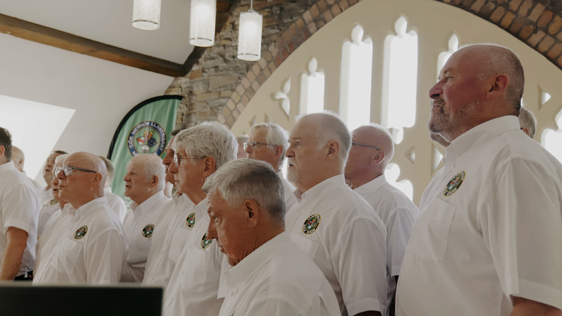 Llantrisant Male Choir performing at St George’s Church Tonyrefail